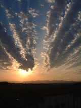 Magnificent sunset view